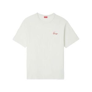 Kenzo Men `Kenzo Archive Rose` Embroidered Outlined Cotton T-Shirt